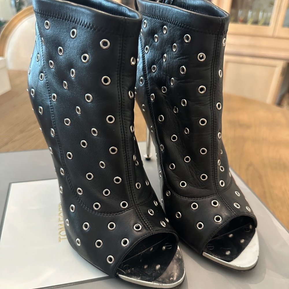 Tom Ford Palladium ankle boots size 38.5